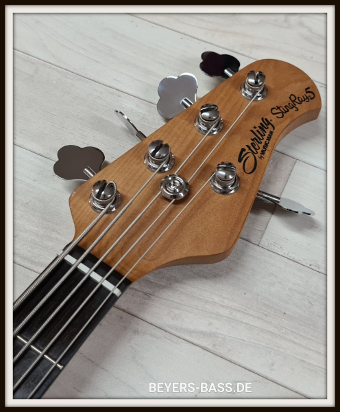 Sterling by Music Man StingRay Ray35 HH, Charcoal Frost